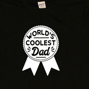 World's Coolest Dad - Black comfortable t-shirt
